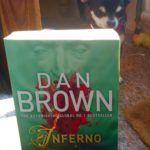 Chihuahua with Dan Brown's Inferno