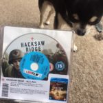 Chihuahua with Hacksaw Ridge on BluRay