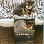 Chihuahua with Marwencol book
