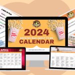 The 2024 Barking Mad About Films Club Calendar